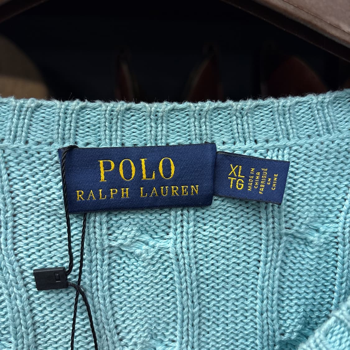 신형라벨 폴로 랄프로렌 케이블 코튼니트 스웨터 민트 N1049 상품이미지6