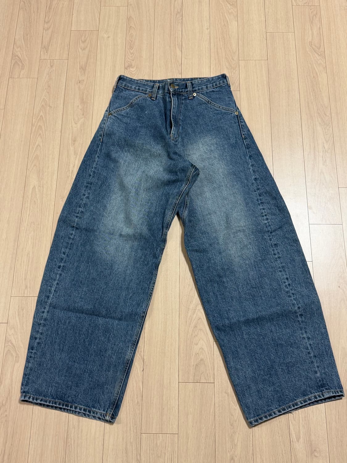 해칭룸 와이드 커브드 진 1사이즈 상품이미지2