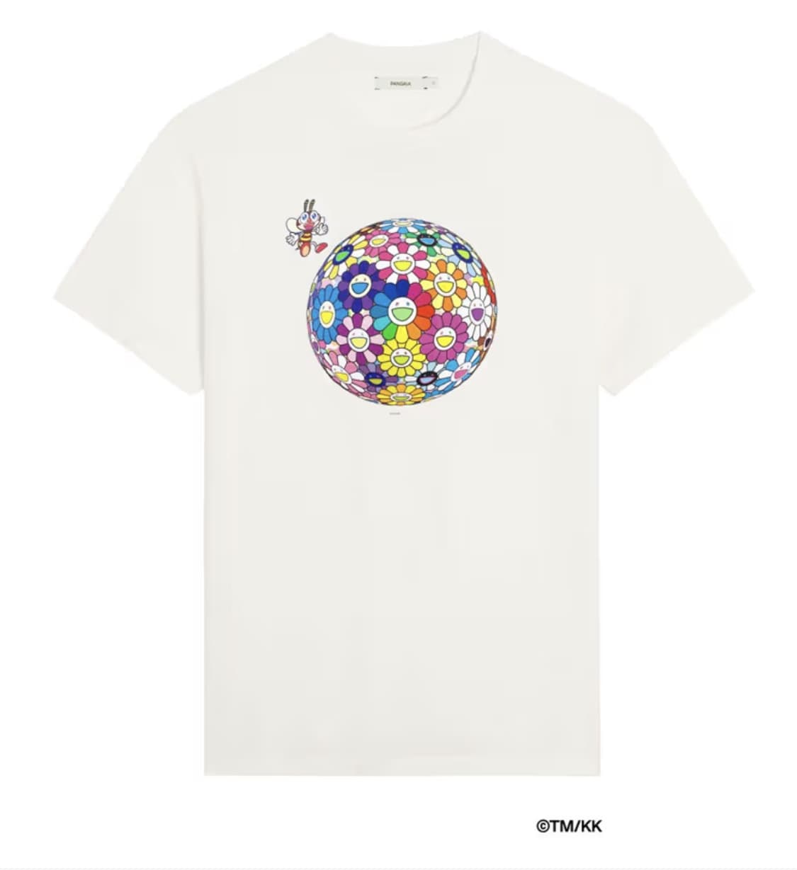 PANGAIA x 무라카미 다카시 x MoMA 플라워볼 티 오프화이트 상품이미지1