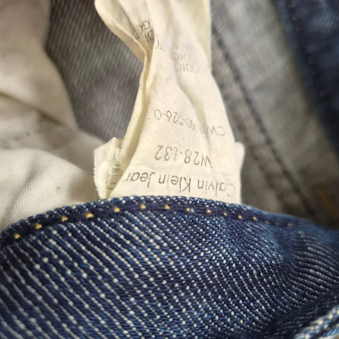 28) 캘빈클라인 세미부츠컷 청바지 데님팬츠 상품이미지6