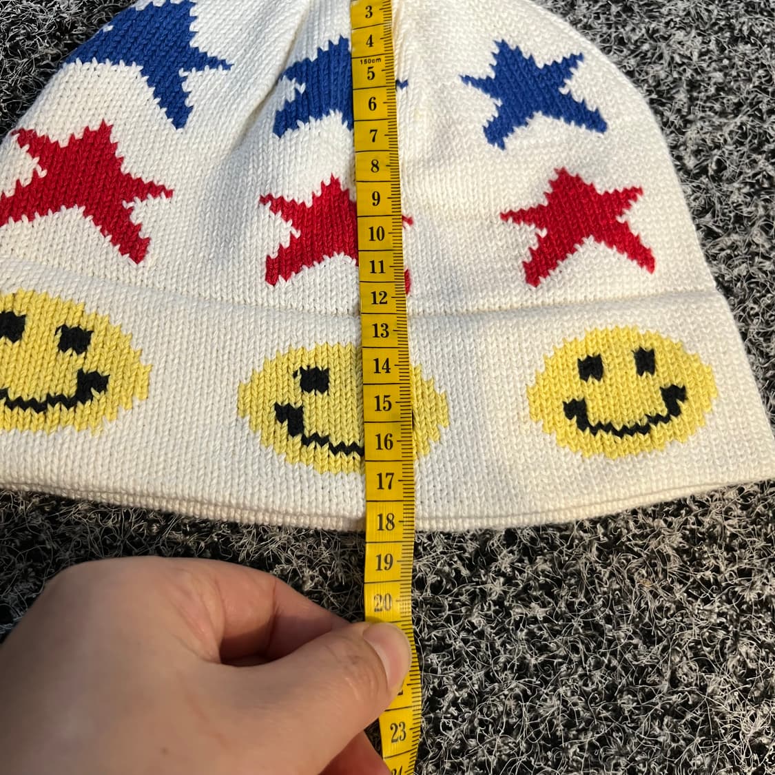 스마일 비니 화이트  상품이미지5