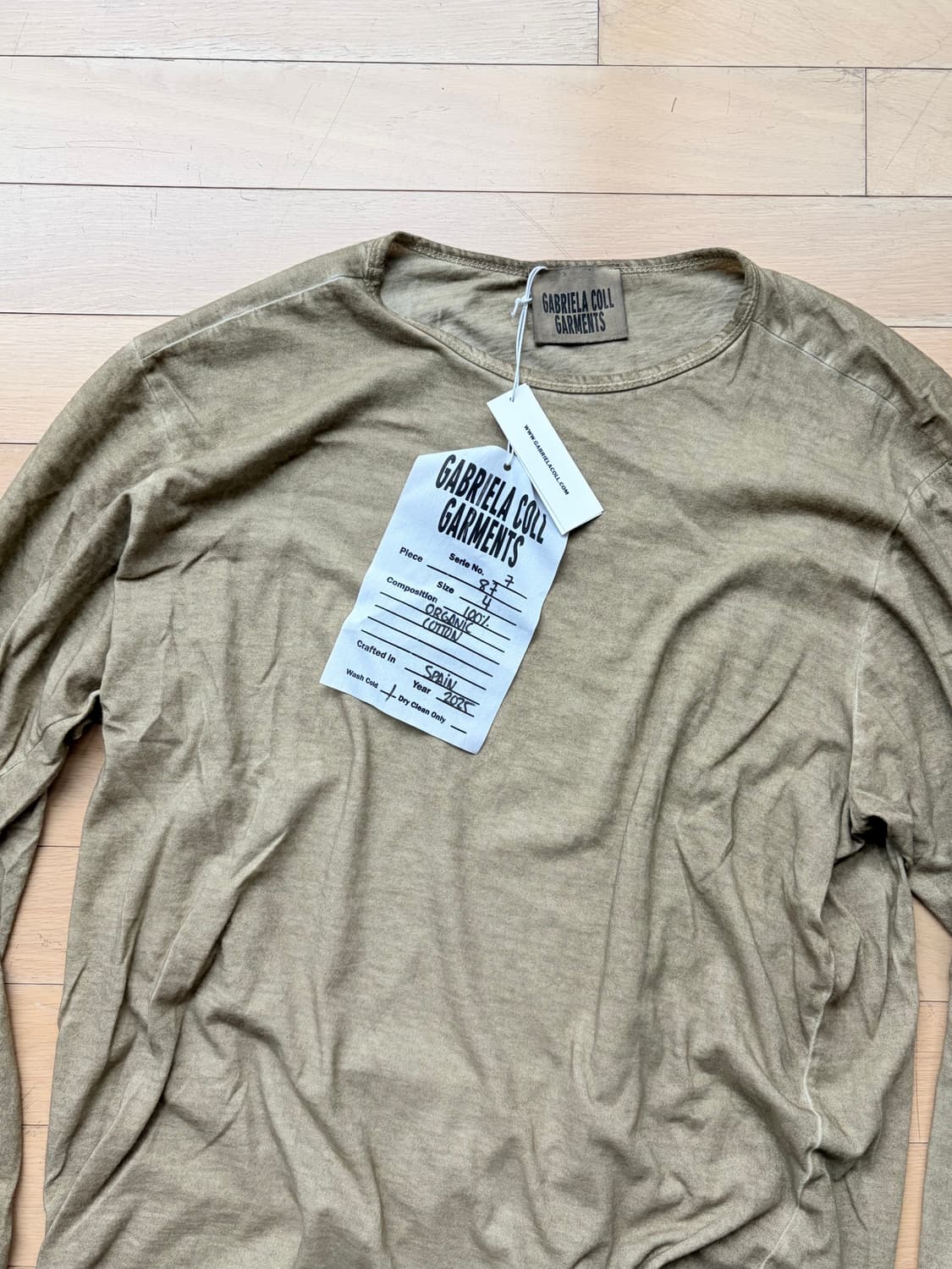 [4] 가브리엘라 콜 가먼츠 no.87 오가닉 코튼 롱슬리브 상품이미지2