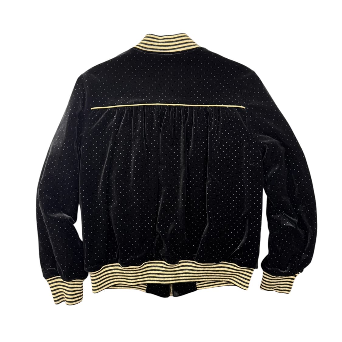 히스테릭글래머 스타로고 벨벳 자켓 블랙 상품이미지2