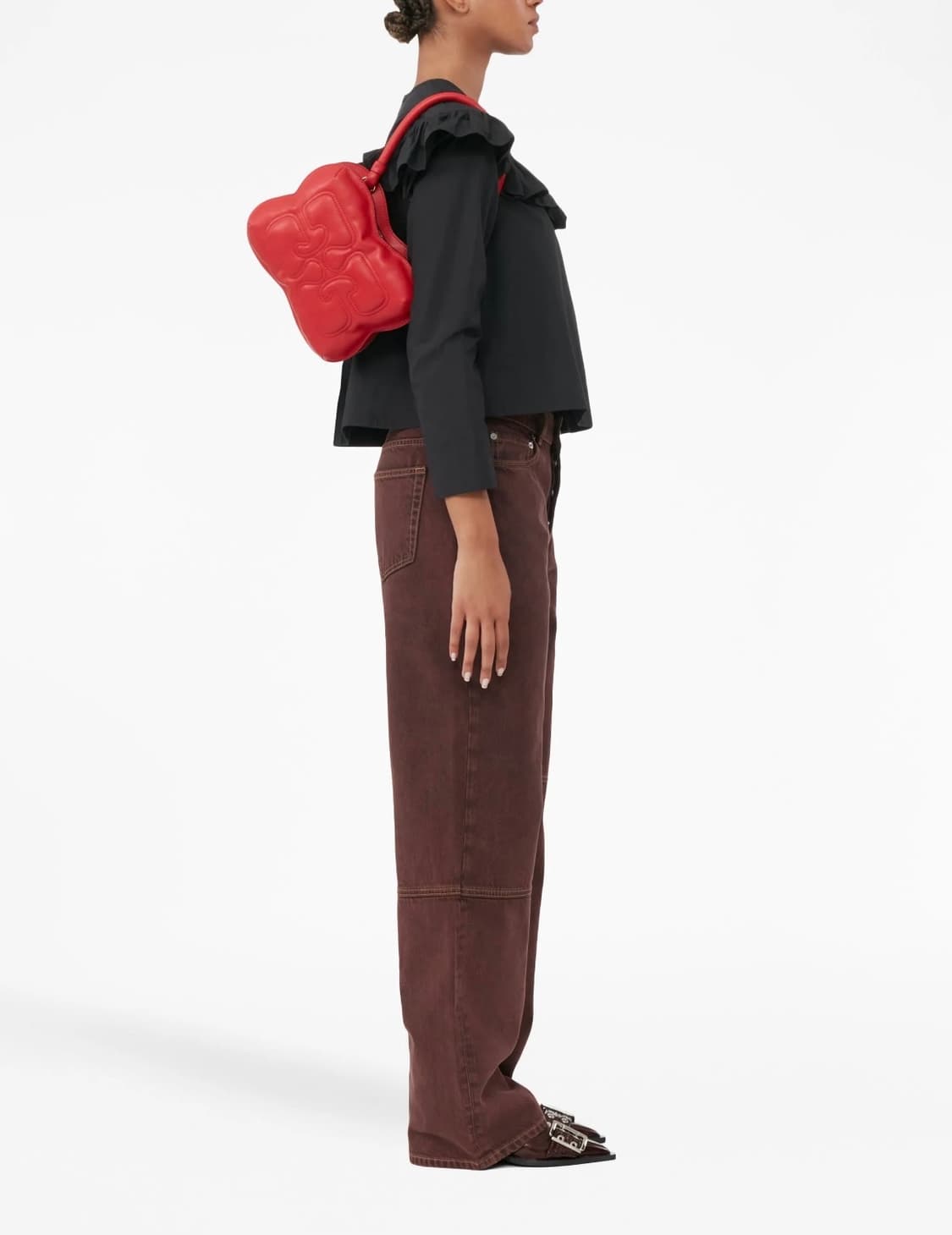 Ganni 버터플라이 로고백 상품이미지1