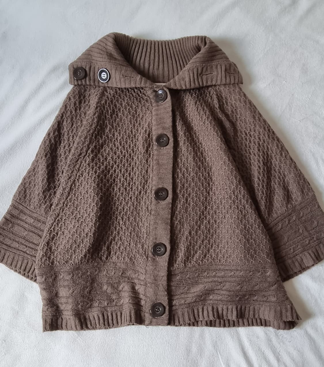 빈티지 모리걸 하구미 케이프 망토 니트 상품이미지1