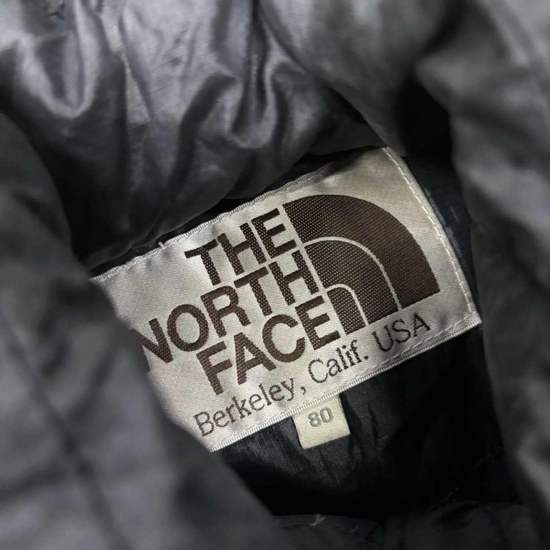 노스페이스 브라운 블랙 숏패딩 상품이미지5