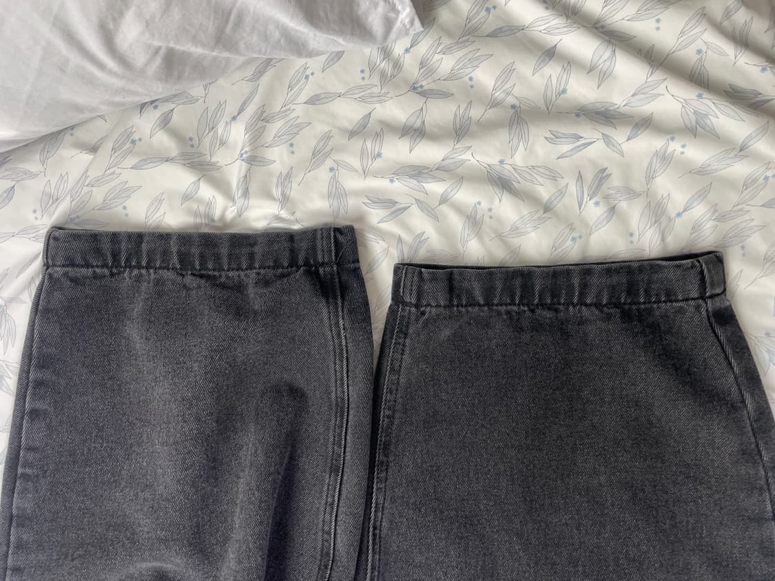 노매뉴얼 와이드 데님 팬츠 상품이미지5