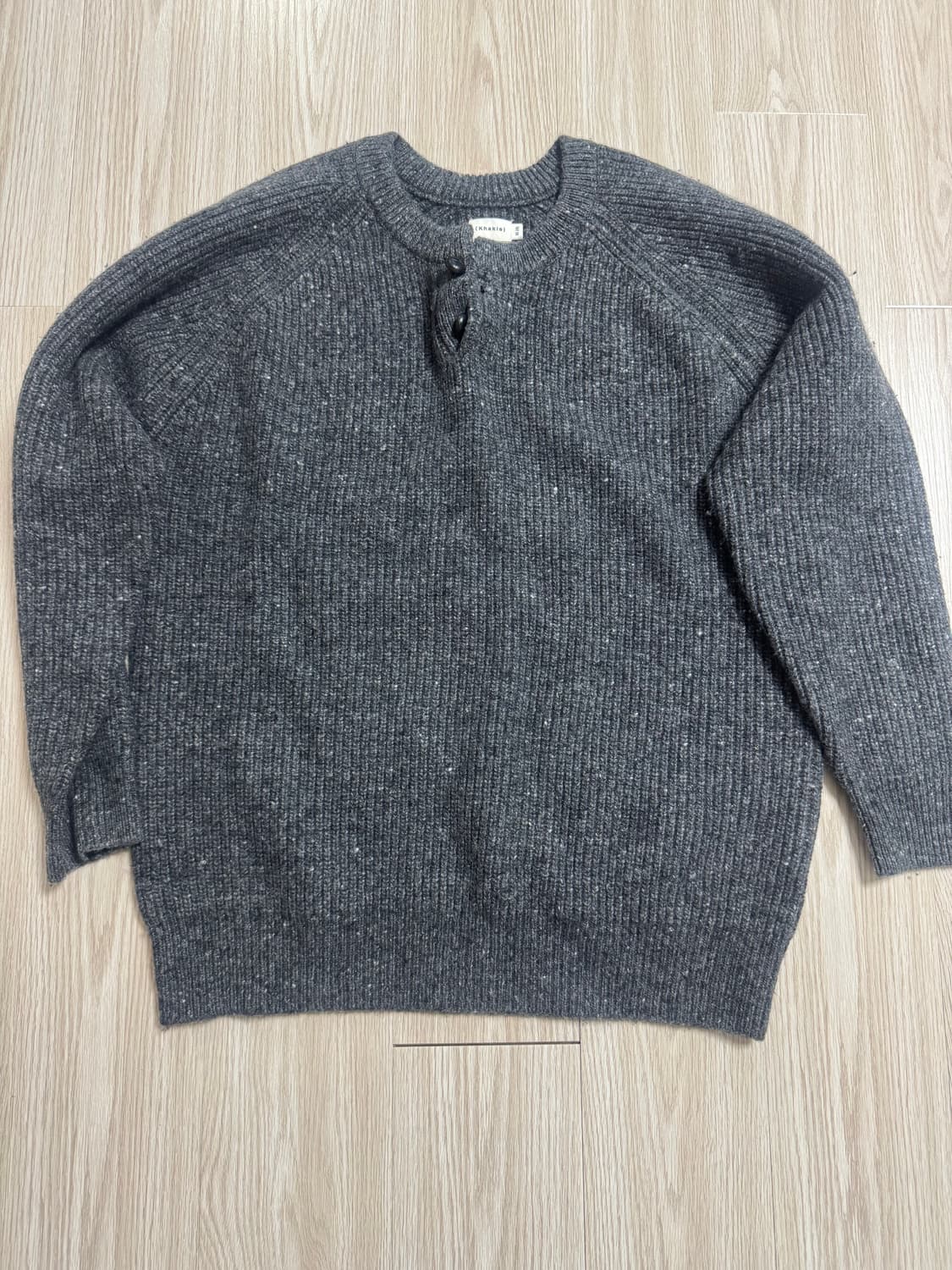 카키스 khakis 울 스웨터 니트 XL 상품이미지1