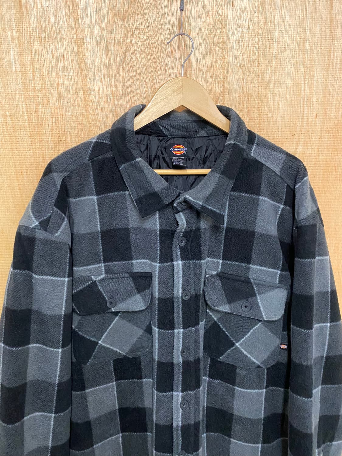 DICKIES fleece shirts jacket 디키즈 체크 후리스 상품이미지3