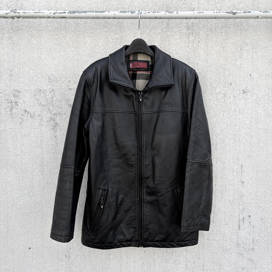 95)리바이스 레드탭 카우레더 싱글 자켓 상품이미지1