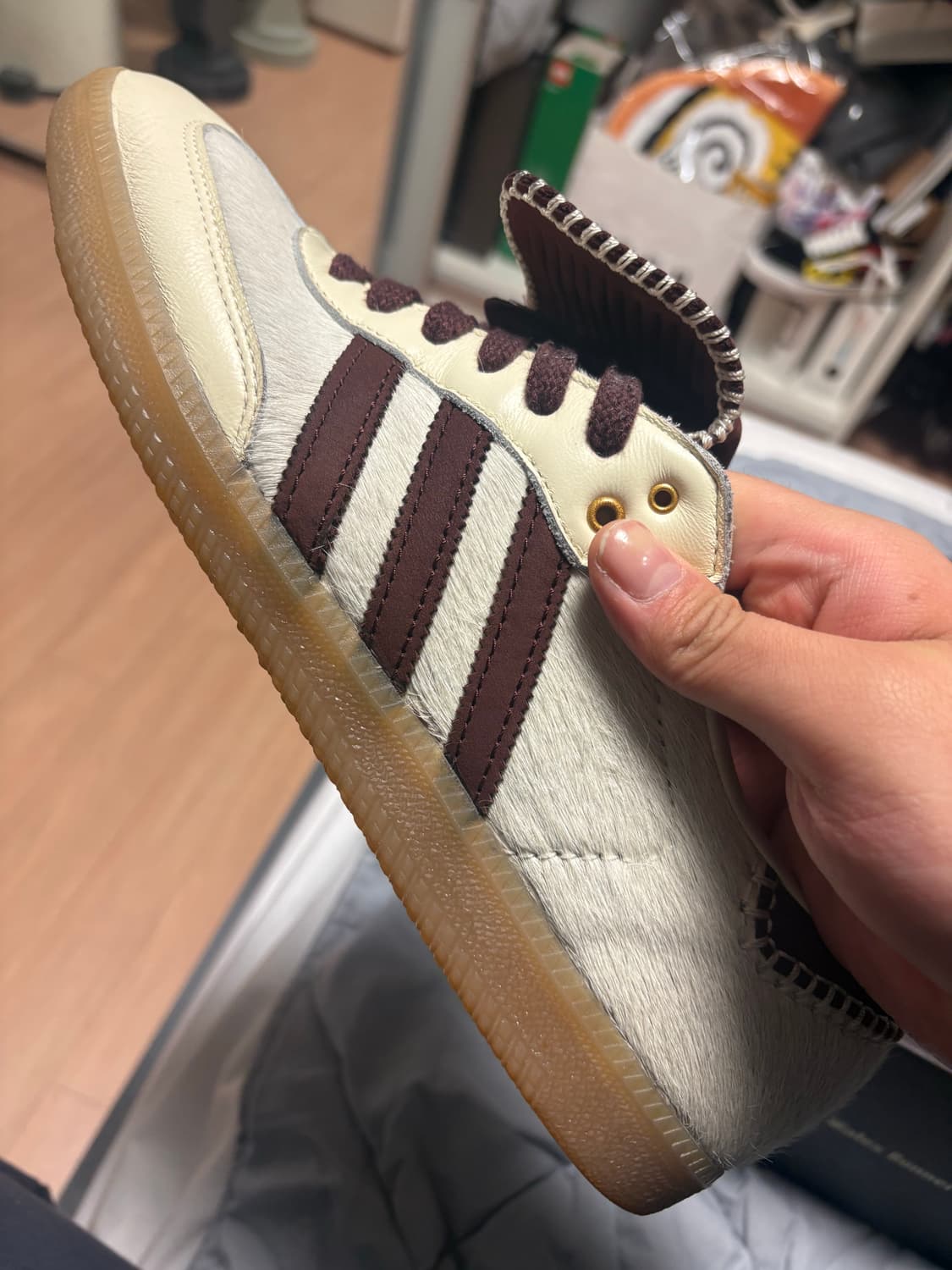 아디다스 웨일즈보너 삼바 크림 305 풀박 상품이미지4