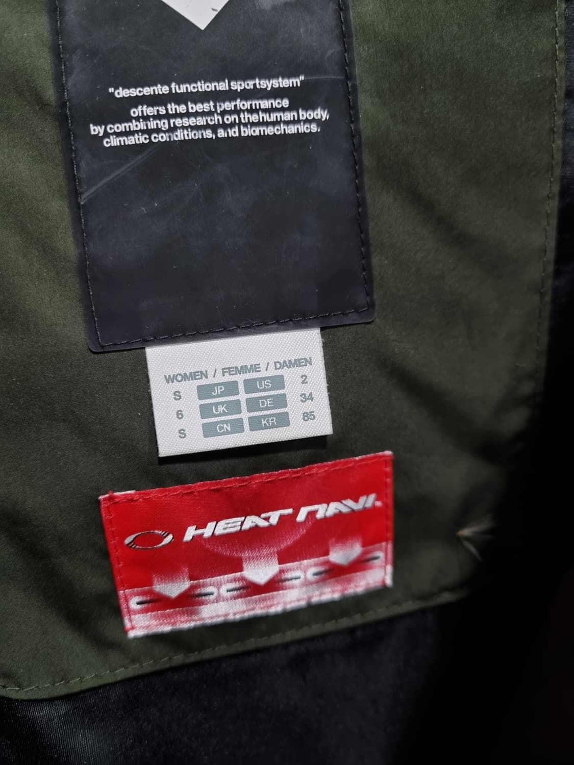 여성 S 데상트 오리털 롱패딩 상품이미지6