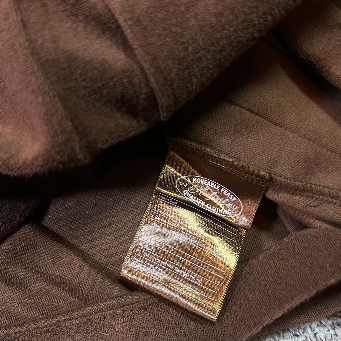 암피스트 테리코튼 더블 블레이져 가디건 상품이미지4