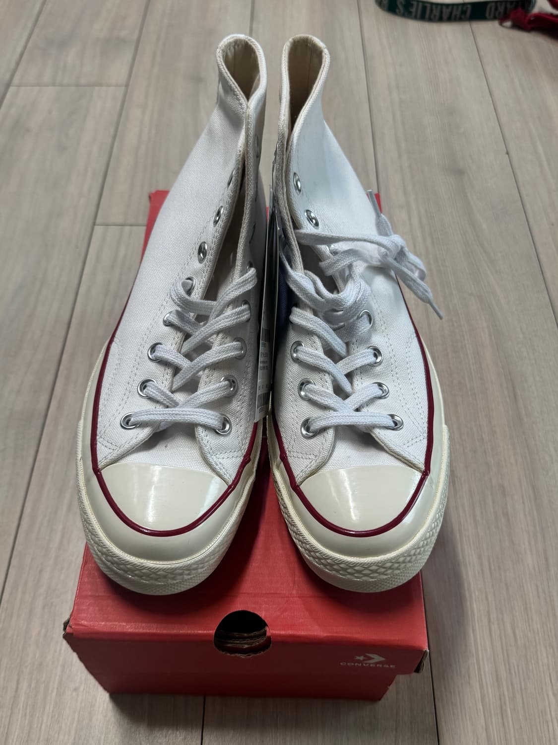 컨버스 척 70 하이 빈티지 캔버스 화이트 260 상품이미지2