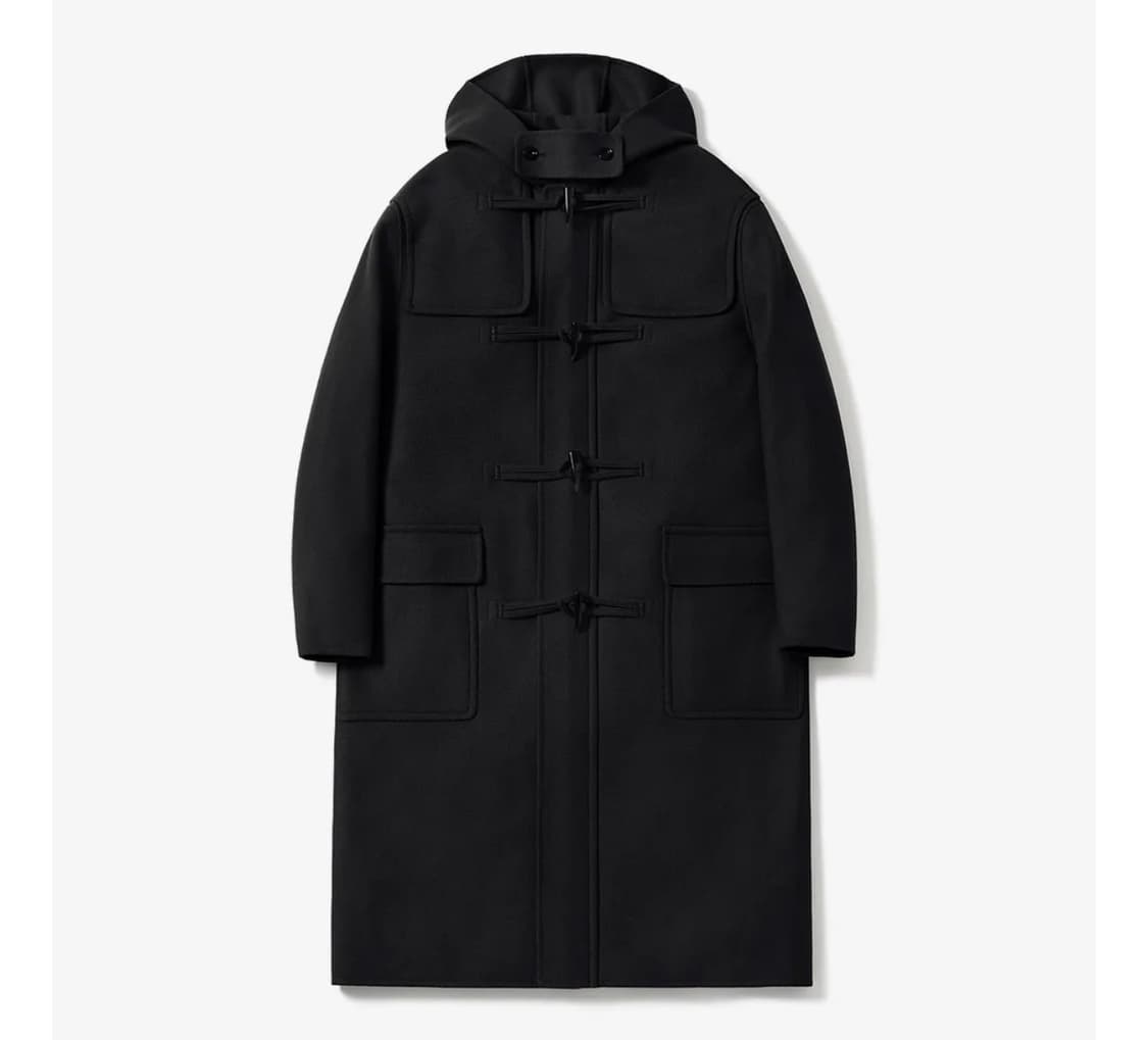 포터리 핸드메이드 더플 코트 블랙 XL 상품이미지2