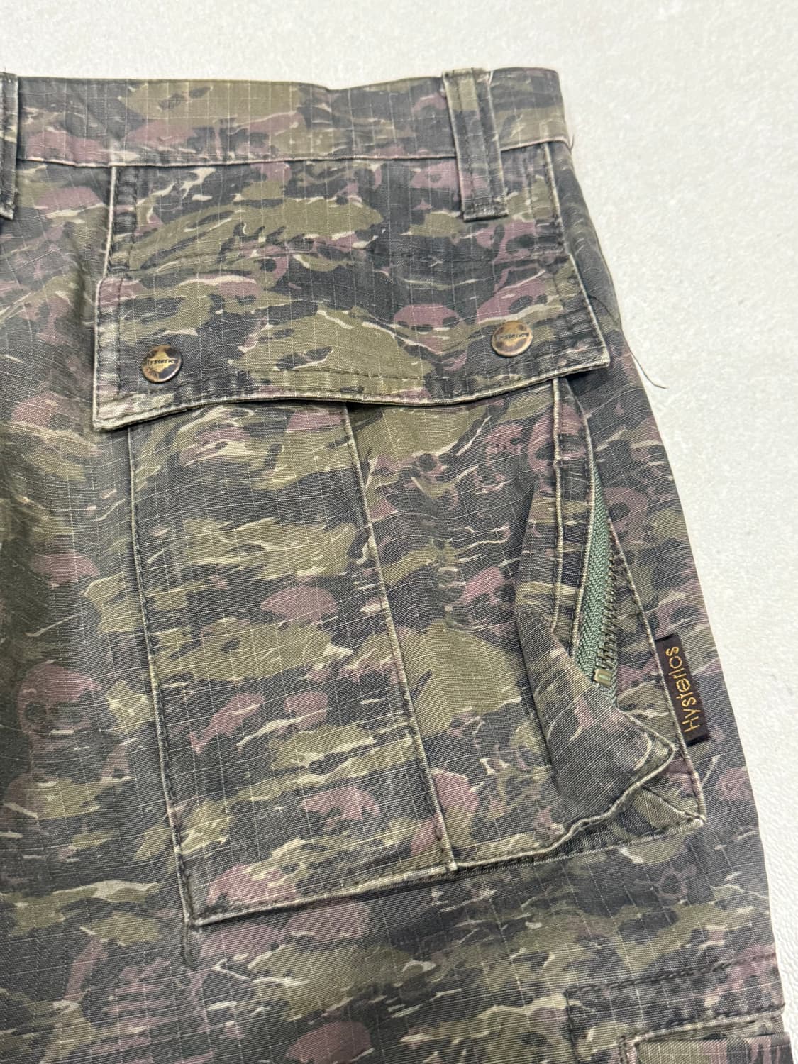 히스테릭 글래머 아카이브 해골 타이거 절개 카모 카고 팬츠 바지 상품이미지5