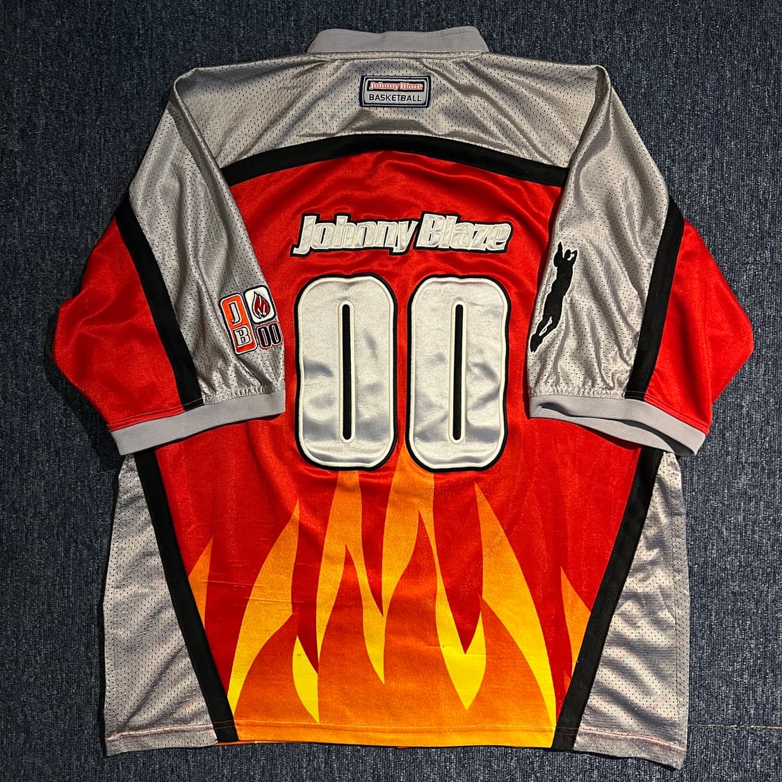 빈티지 90s Johnny Blaze 플레임 저지 상품이미지2