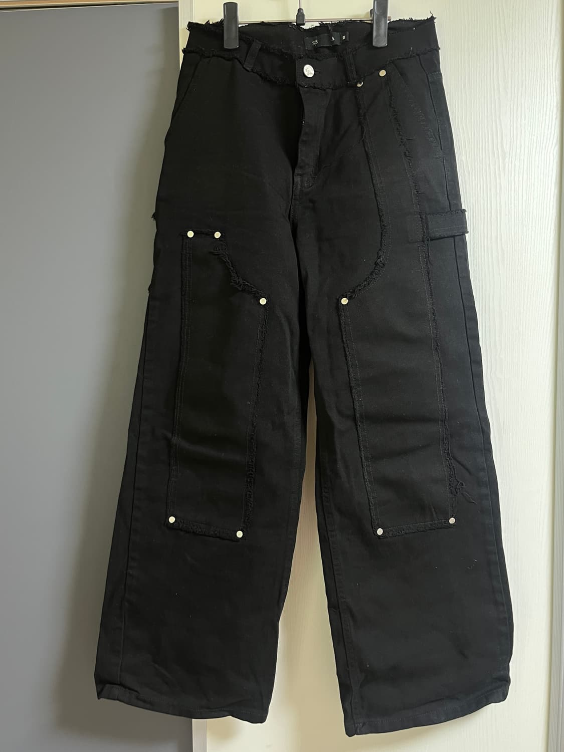 sia 블랙 카고 바지 M 상품이미지2