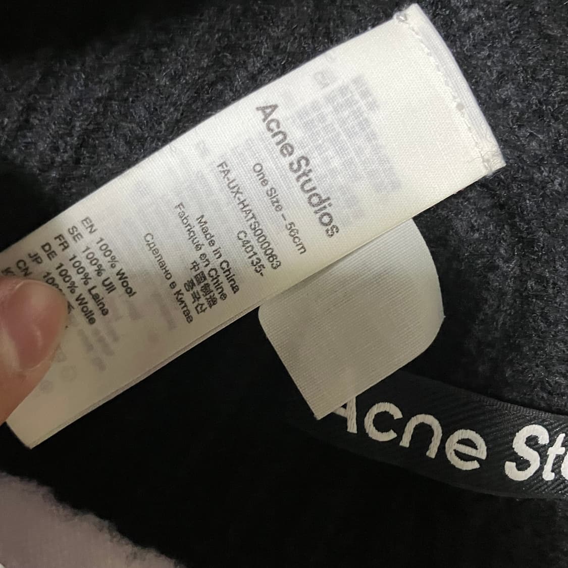 아크네 스튜디오 비니 상품이미지3