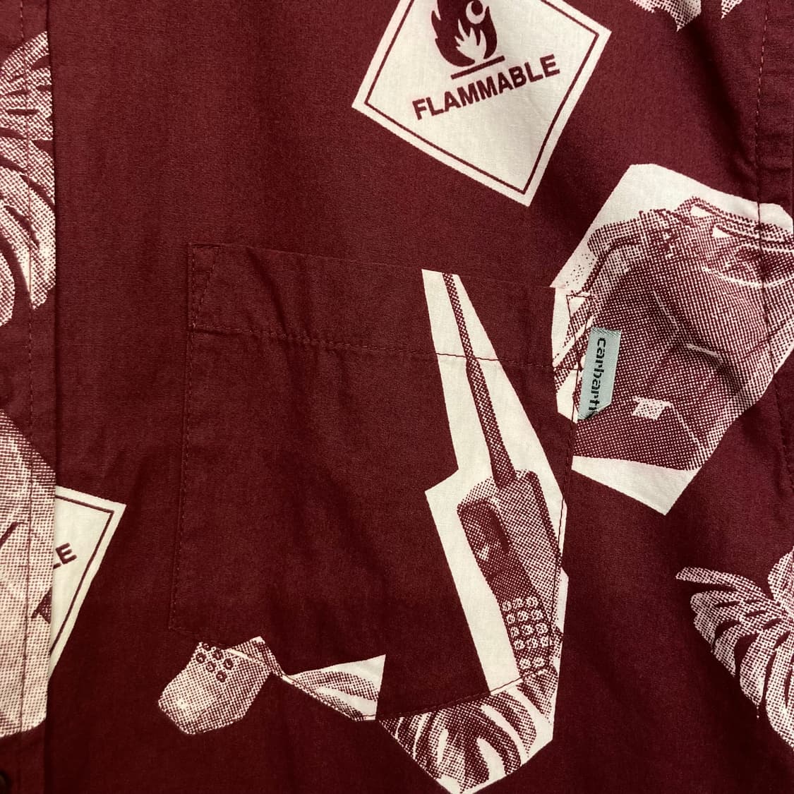 칼하트 WIP 프린티드 셔츠 상품이미지3