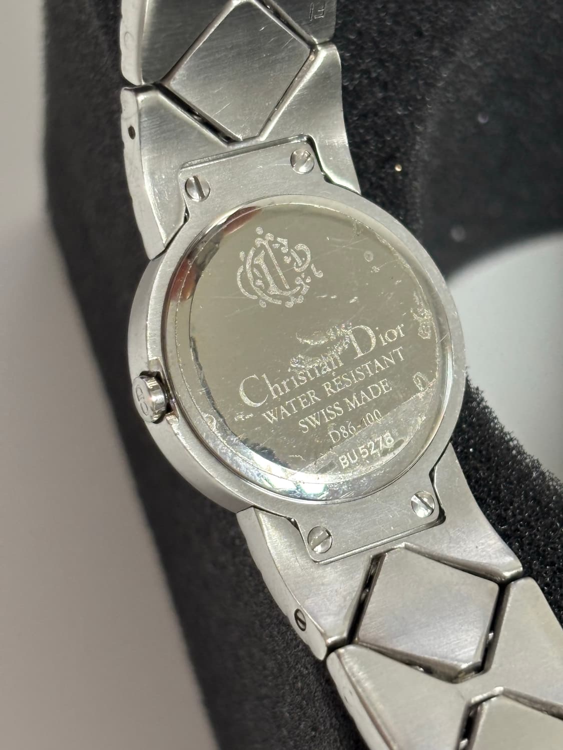 디올 까나쥬 여성 실버 손목시계 상품이미지8