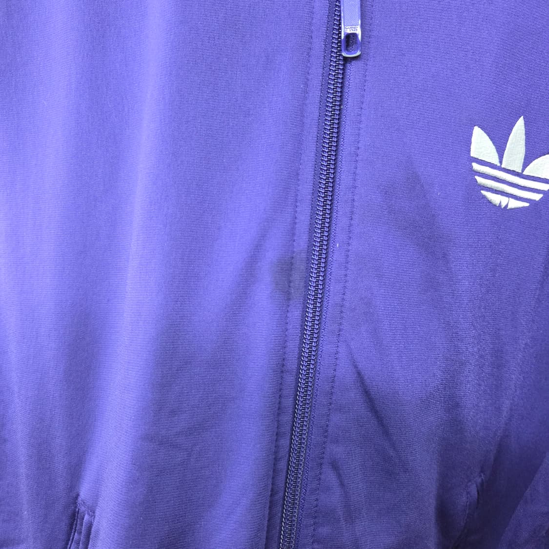 아디다스 퍼플 삼선 트랙탑 여m 상품이미지5
