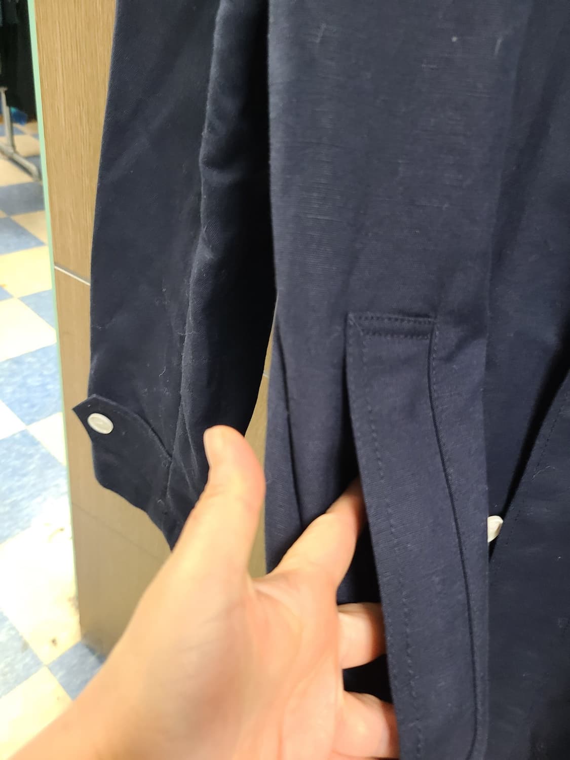 클럽모나코 면혼방 자켓 상품이미지10