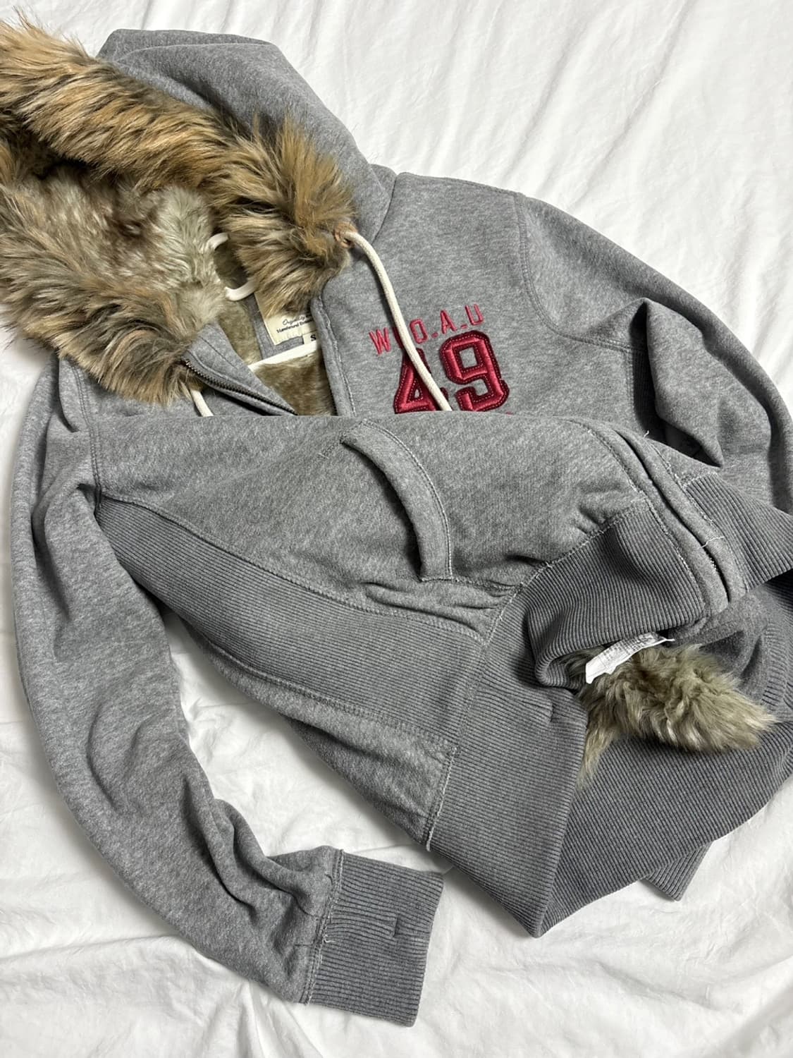 후아유 울프죠 후드집업  상품이미지5