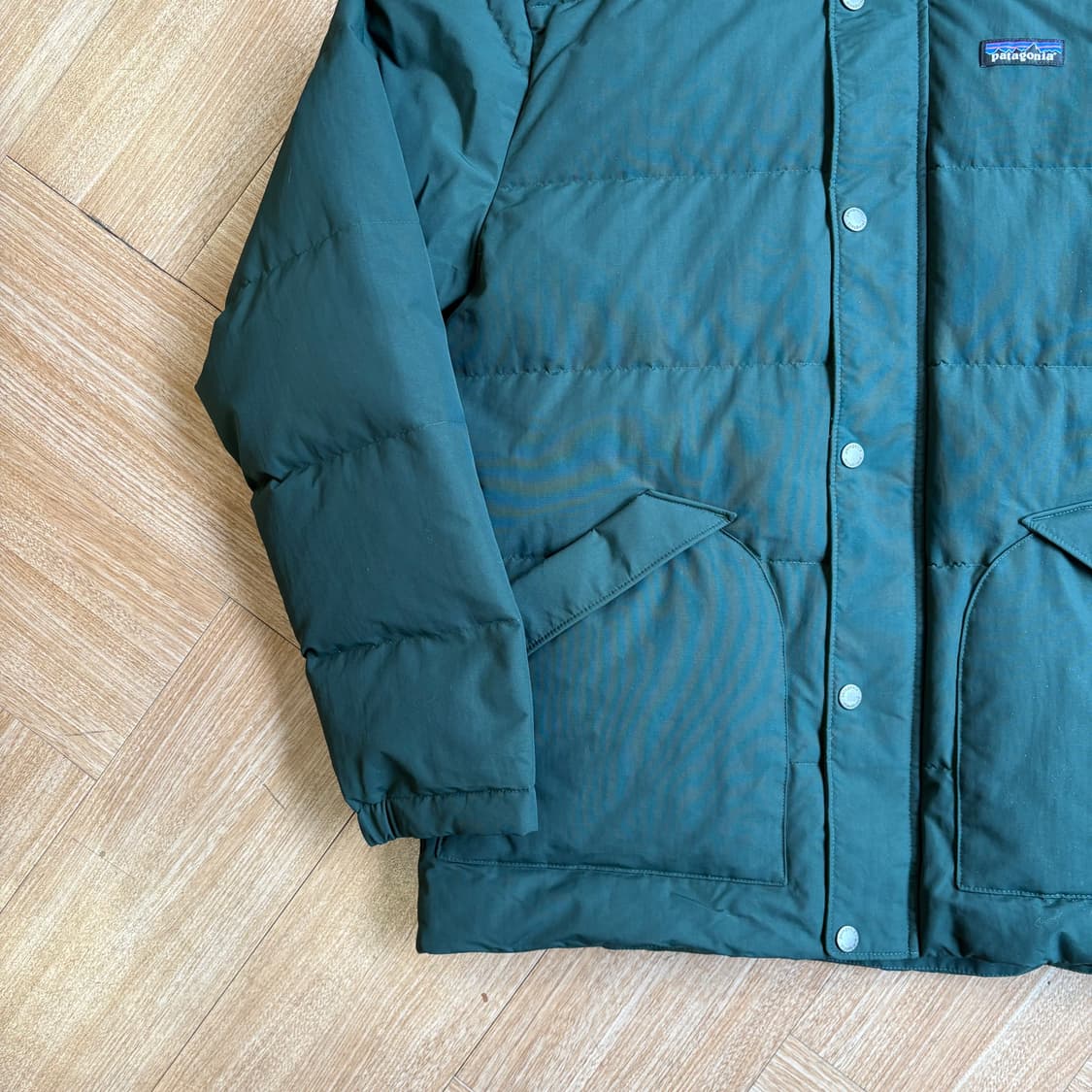파타고니아 그린 다운 드리프트 후디드 자켓(탈부착) 상품이미지5