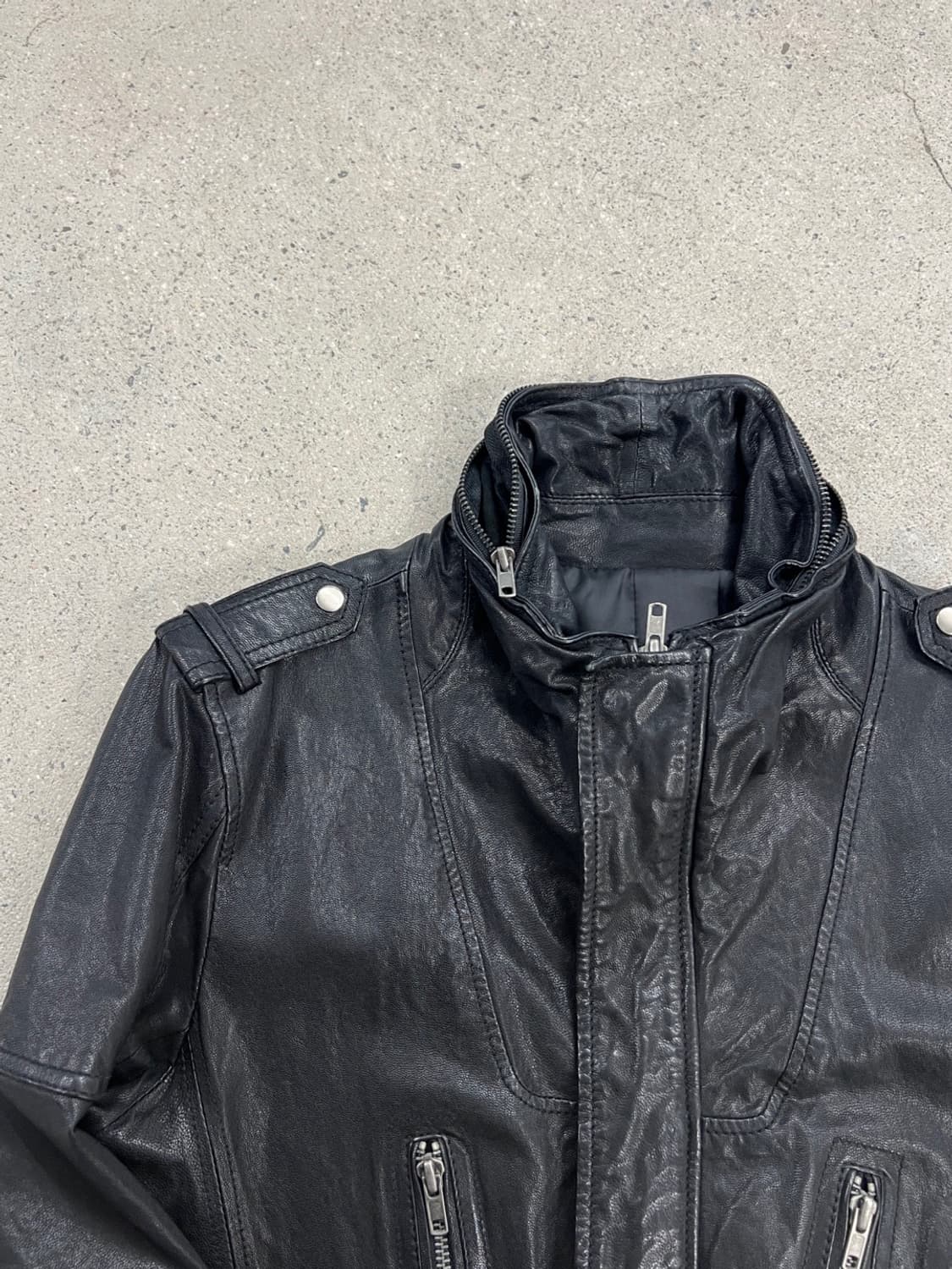 빈티지 디테일 램스킨 자켓 상품이미지6