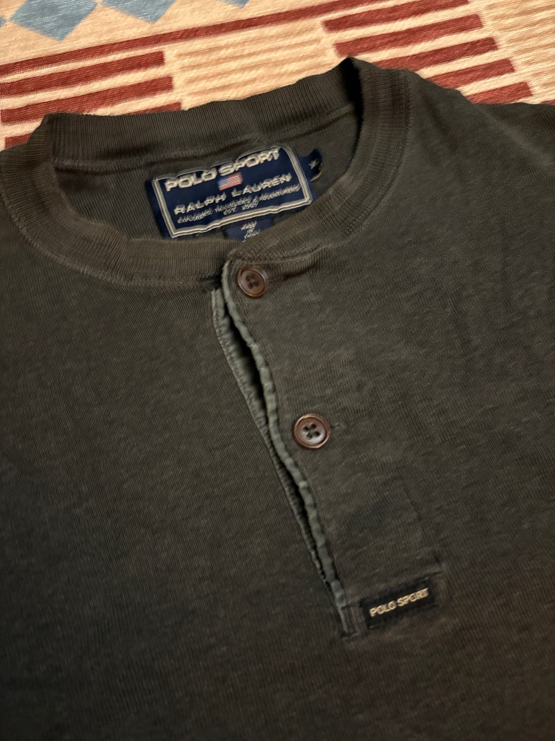 Polo Henley Shirt 상품이미지2