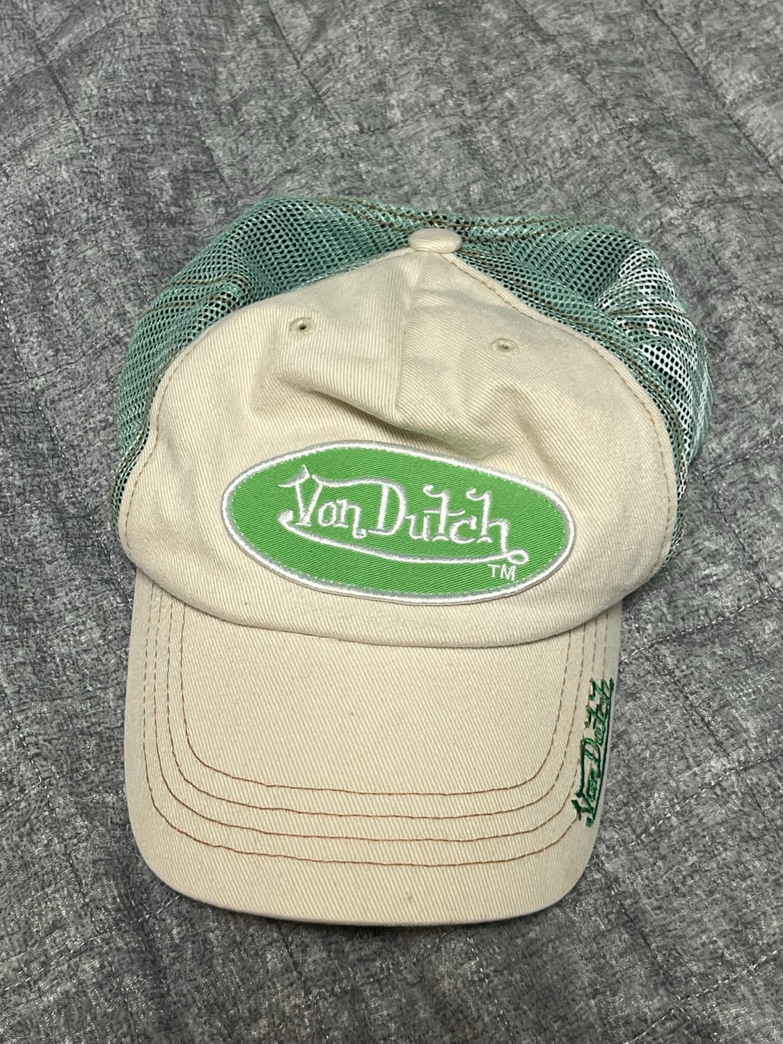 본더치 그린 매쉬캡 모자 상품이미지1