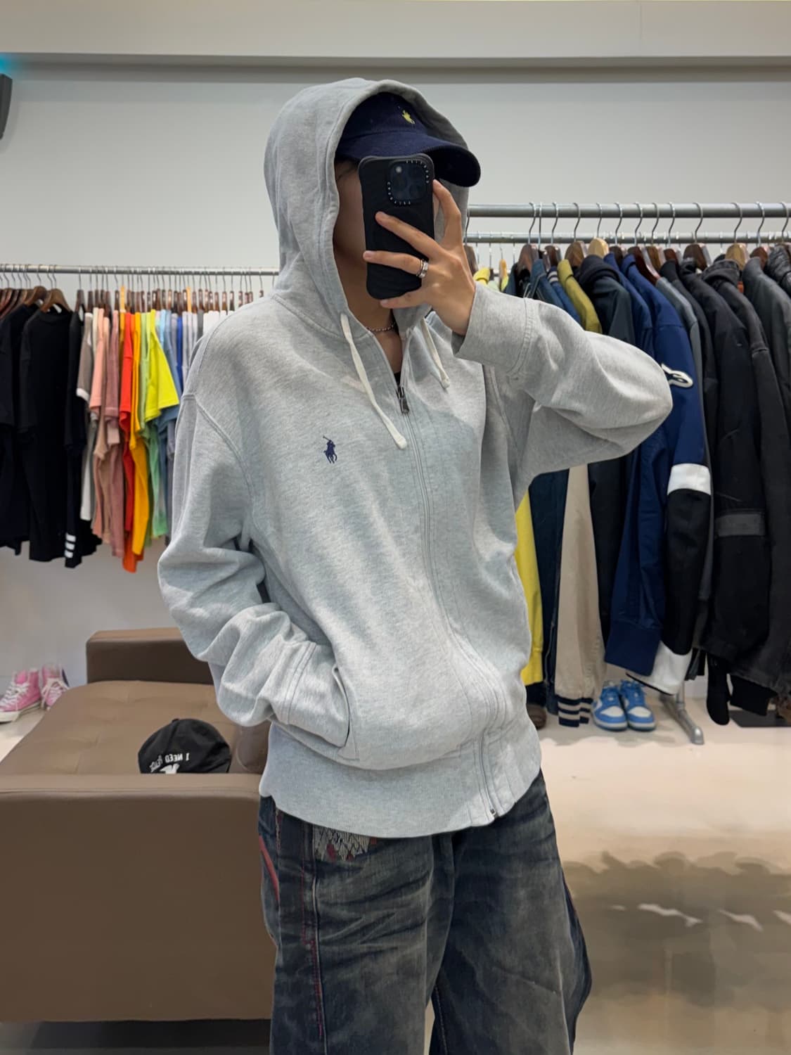 폴로 랄프로렌 니트 후드집업 상품이미지5