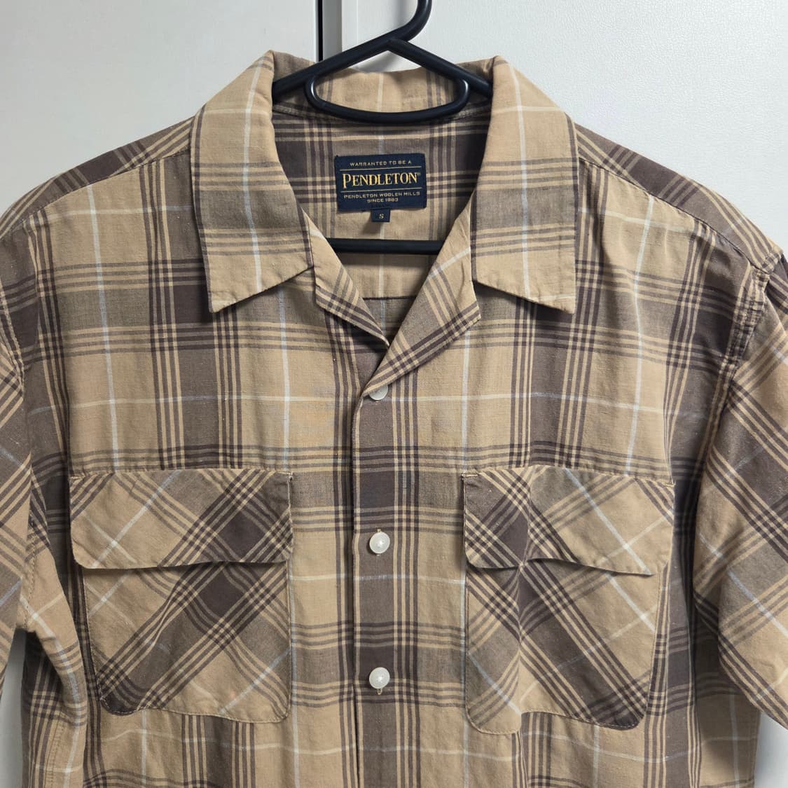 Pendleton 펜들턴 빈티지 반팔 셔츠 L(100) 상품이미지2