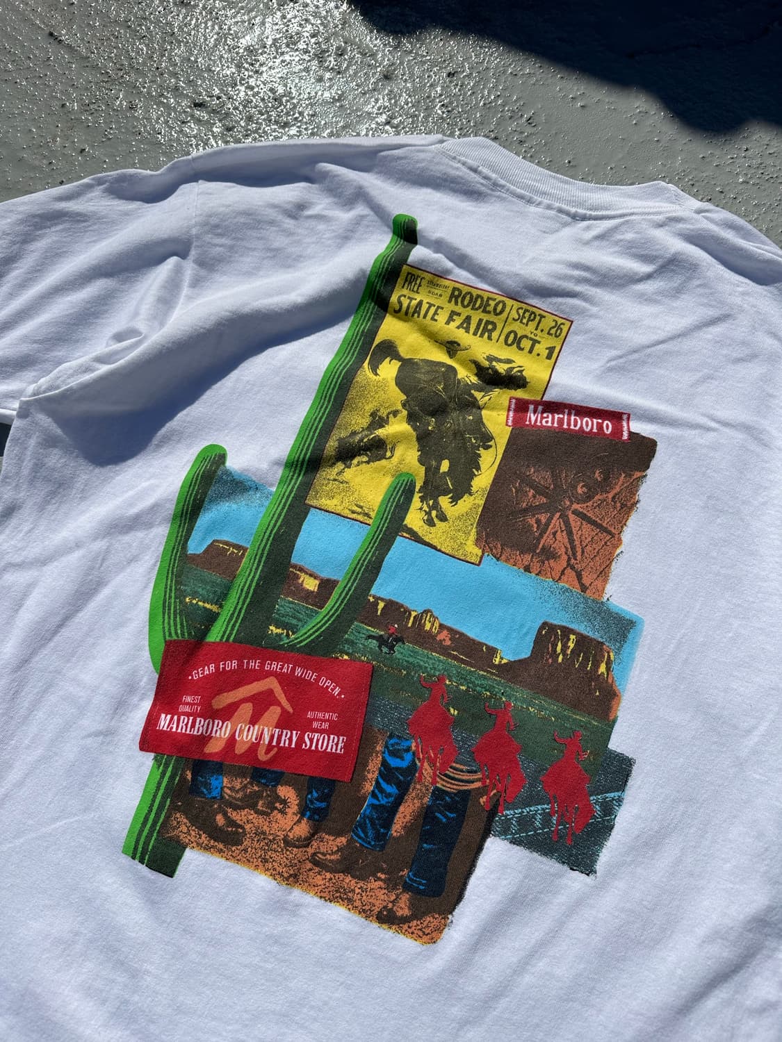 Deadstock) 90s marlboro 빈티지 말보로 캑터스 티셔츠 상품이미지2