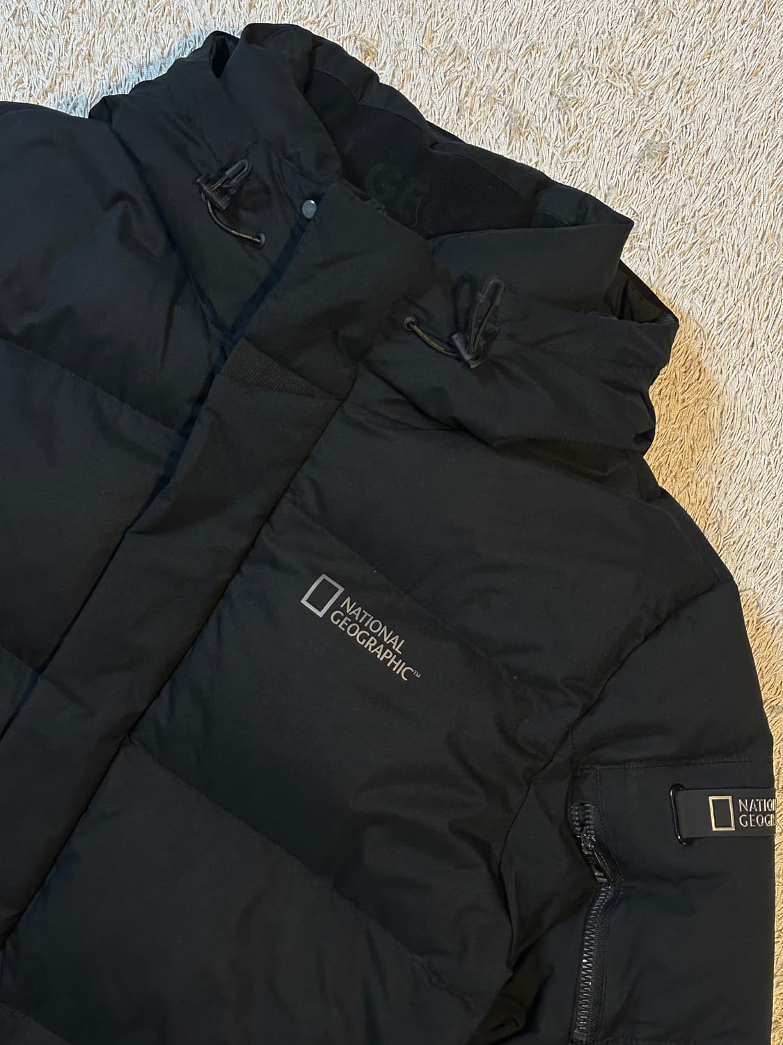 내셔널지오그래픽 새턴 구스다운 롱패딩 블랙 상품이미지1