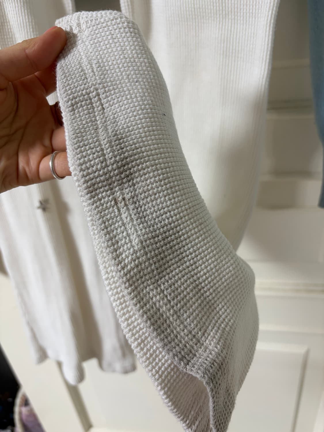 온스카 Star stud waffle leggings 아일릿 이로하 착용 상품이미지7