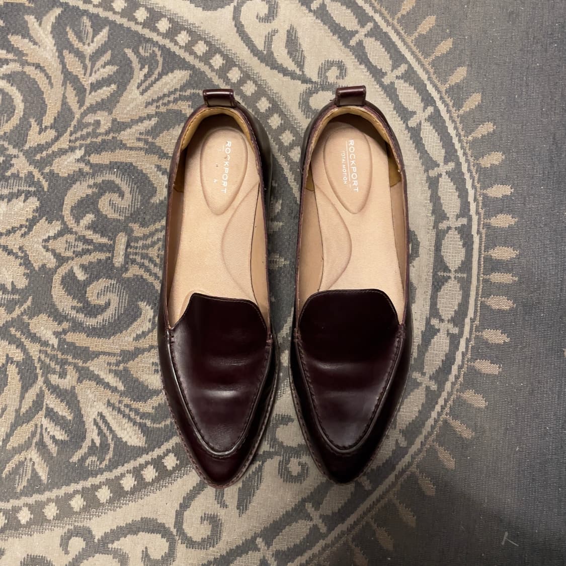 락포트 (우먼) 브라운 레더 로퍼 상품이미지3