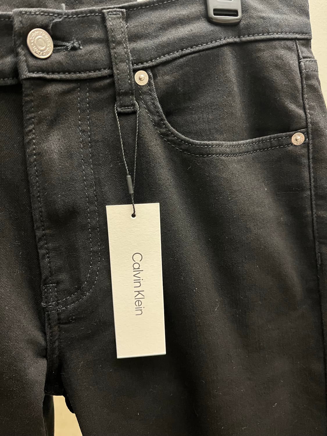 [미국 직배송/32*32] 캘빈클라인 하이스트레치 스트레이트 핏 블랙 상품이미지3