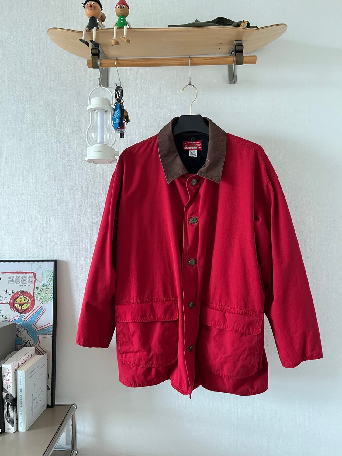 말보로 초어 코트 자켓 레드 상품이미지1