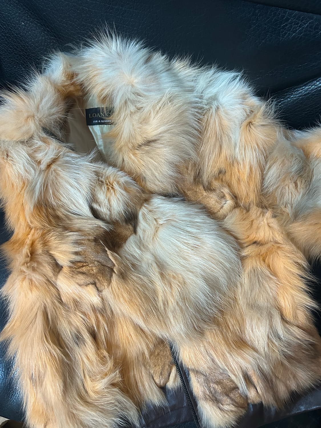 폭스 퍼 자켓 상품이미지2