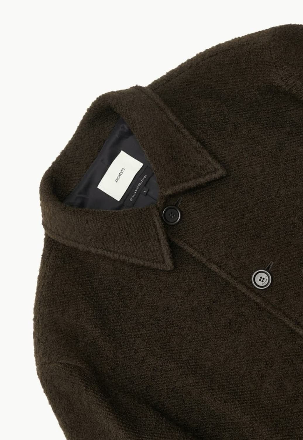 [M] 아모멘토 울 하프 코트 상품이미지2