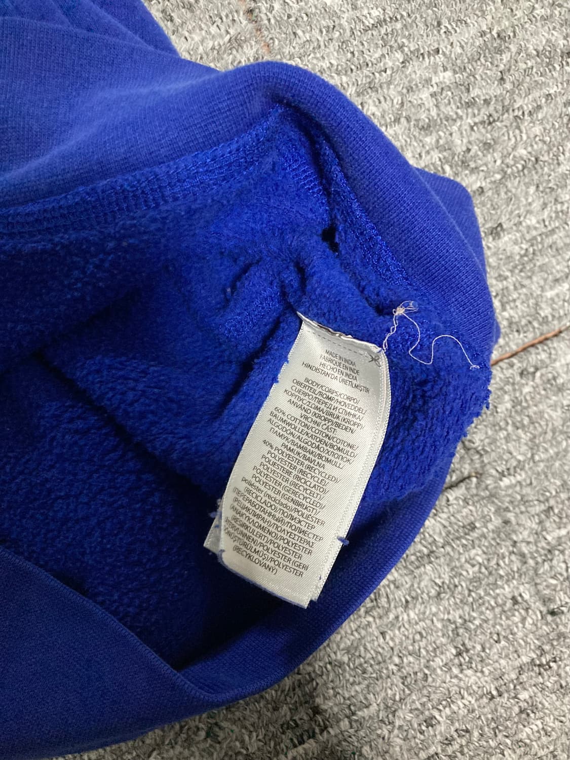 폴로 랄프로렌 블루 후드티 XS 상품이미지4