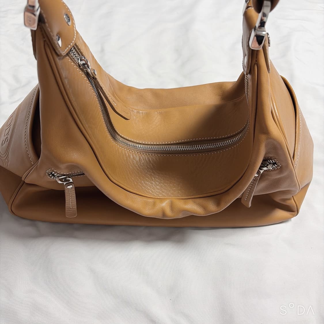 TODS 토즈 가죽 숄더백 브라운 상품이미지6