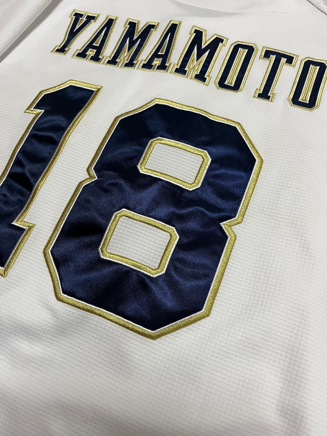 데상트 야마모토 요시노부 오릭스 버팔로스 홈 정품 유니폼 상품이미지6