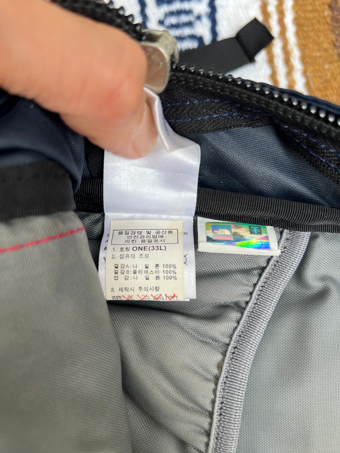 노스페이스 핫샷 백팩 블루 상품이미지6
