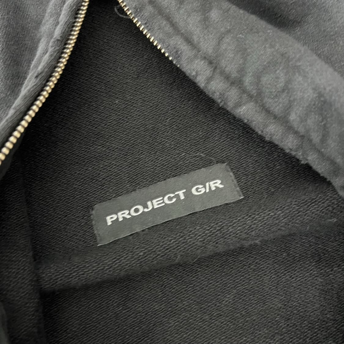 PROJECT G/R 프로젝트 지알 빈티지 가먼트워싱 자이곤 후드집업 상품이미지5