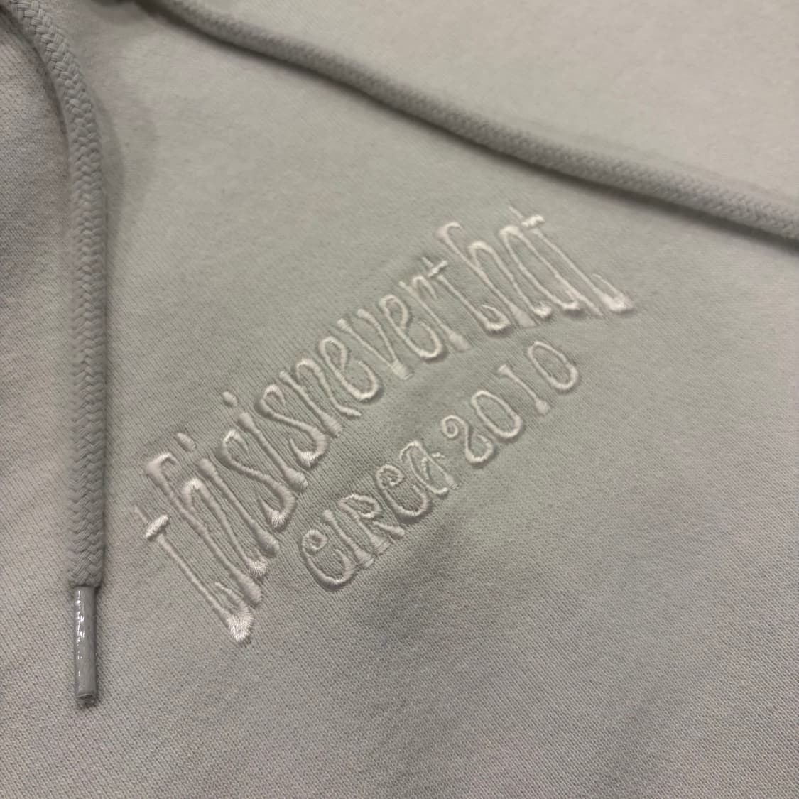 [M] 21s 디스이즈네버댓 자수 스웻 후드티 C132 상품이미지4