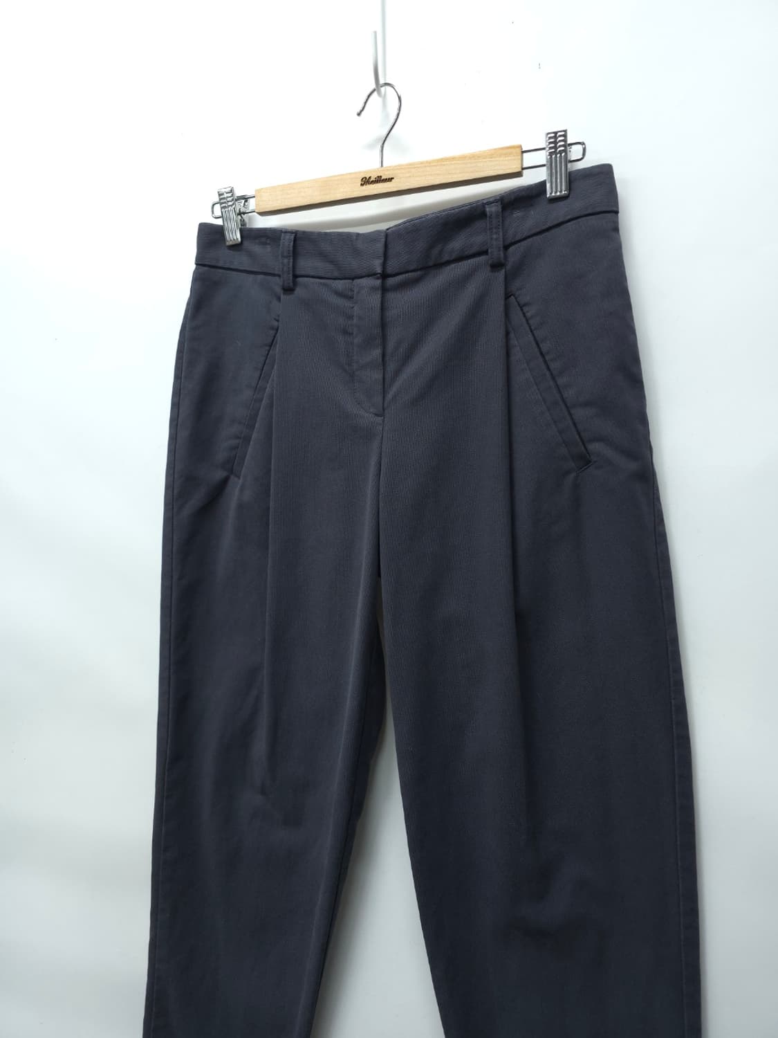 띠어리 여성 슬림 테이퍼드핏 코튼팬츠 (25~26사이즈) 상품이미지2