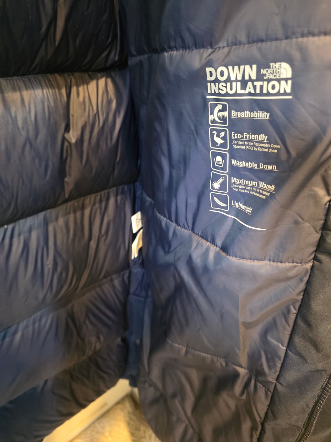 노스페이스 마운틴 애슬레틱스 패딩 L 네이비 상품이미지5